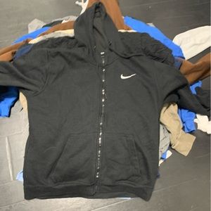 mens large nike zip up hoodie